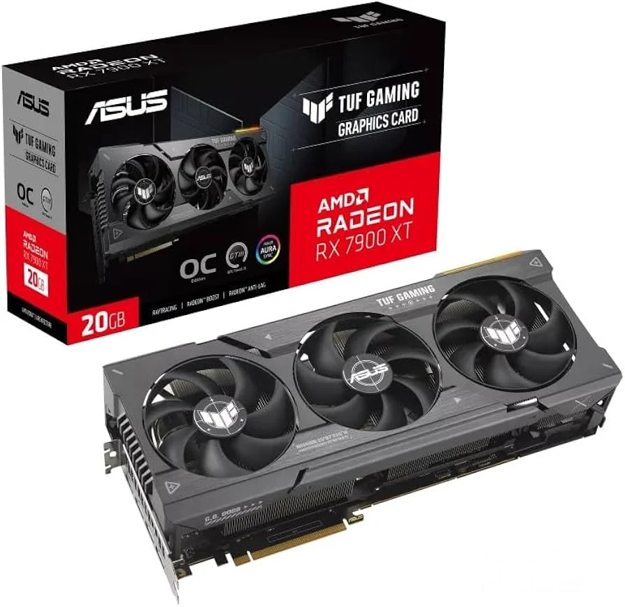 VGA ASUS TUF Gaming Radeon RX 7900 XTX OC Edition 24GB White - GDDR6 - NEW