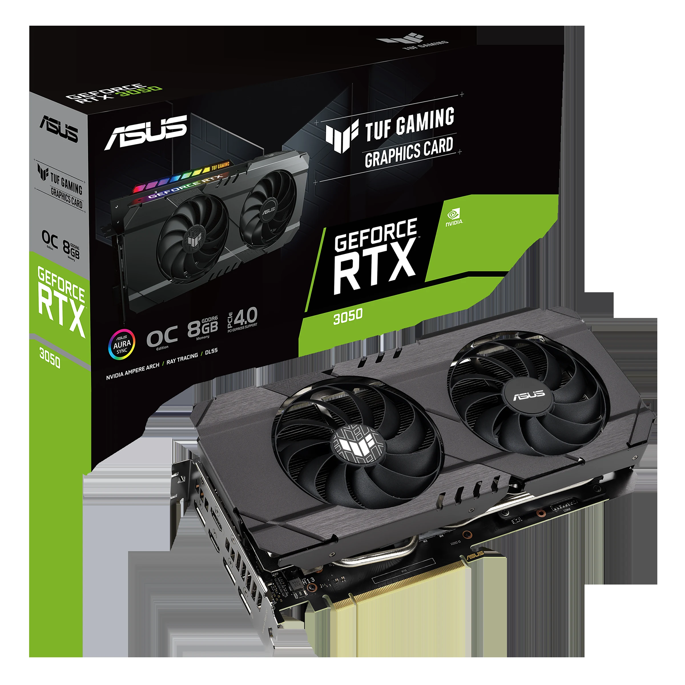 VGA ASUS TUF Gaming RTX 3050 OC 8GB - GDDR6 - NEW