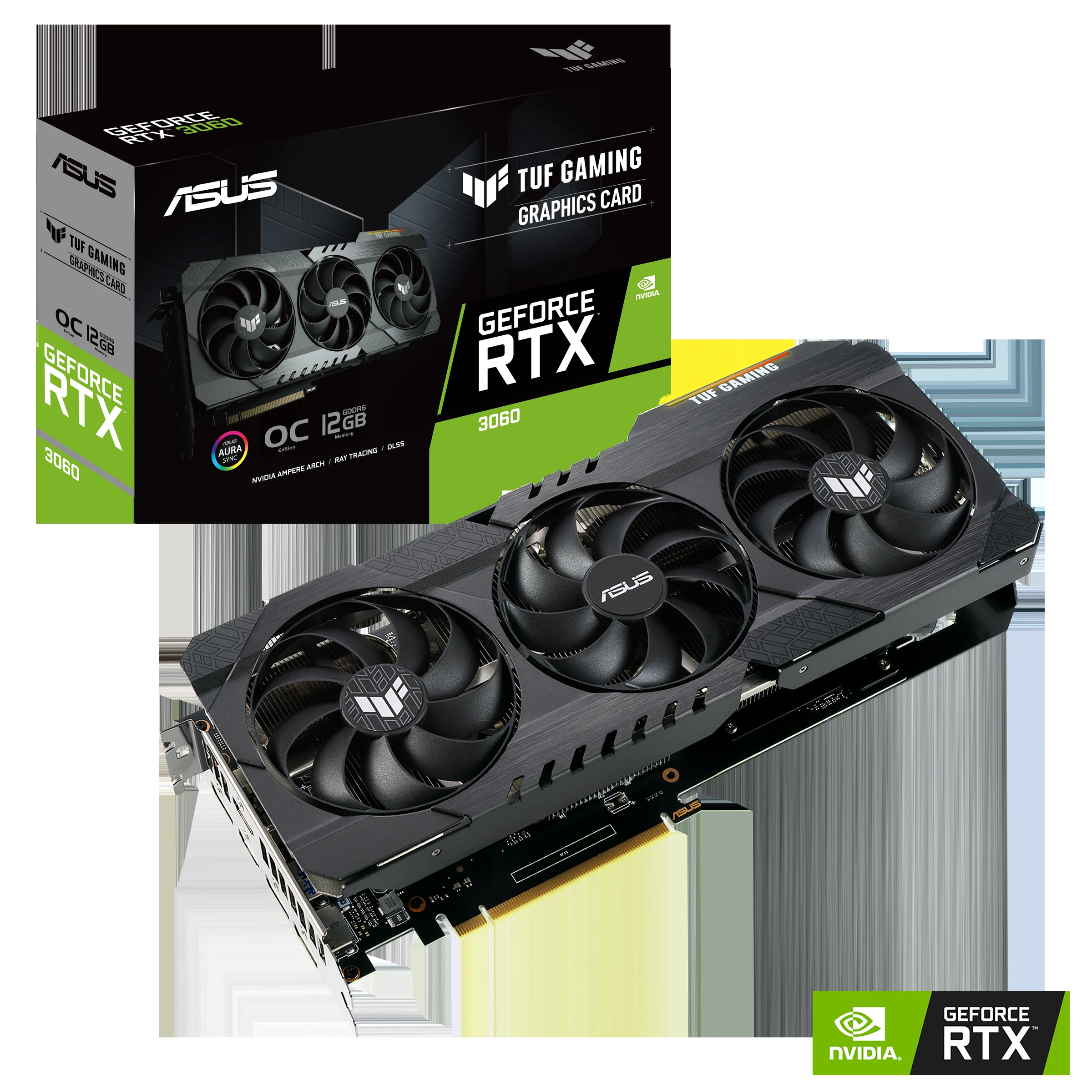 VGA ASUS TUF Gaming RTX 3060 V2 12GB - GDDR6 - NEW