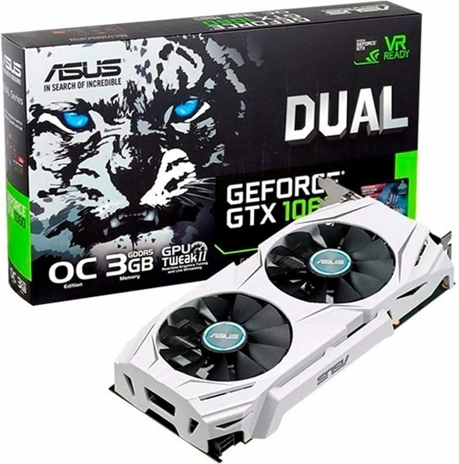VGA ASUS Turbo GeForce GTX 1060 3GB - GDDR5 - NEW