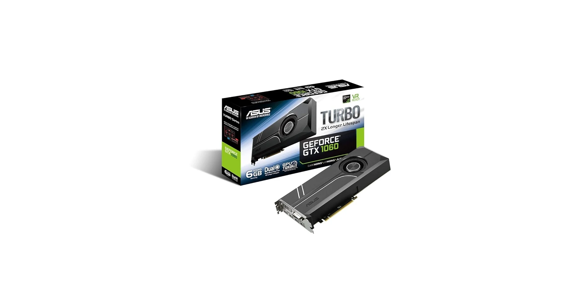 VGA ASUS Turbo GeForce GTX 1060 6GB - GDDR5 - NEW