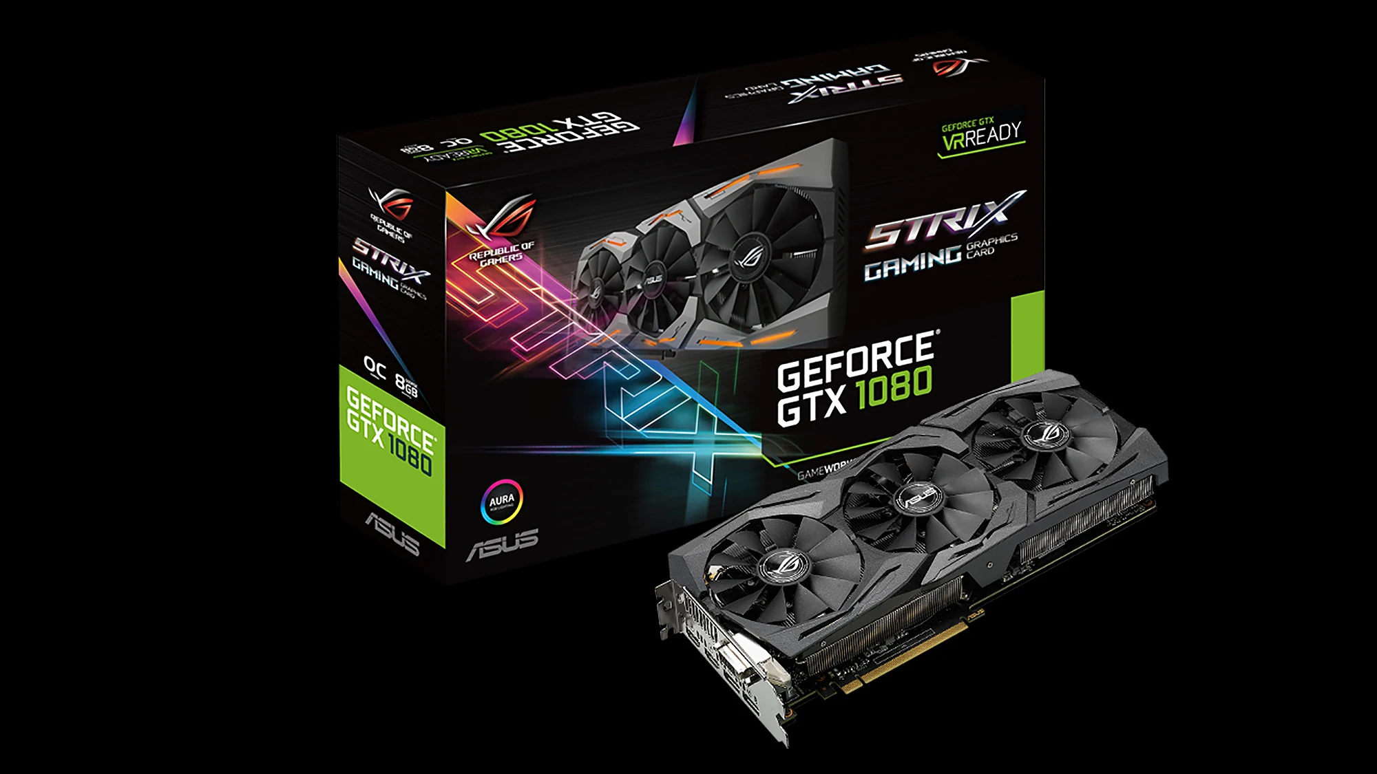 VGA ASUS Turbo GeForce GTX 1080 8GB - GDDR5X - NEW