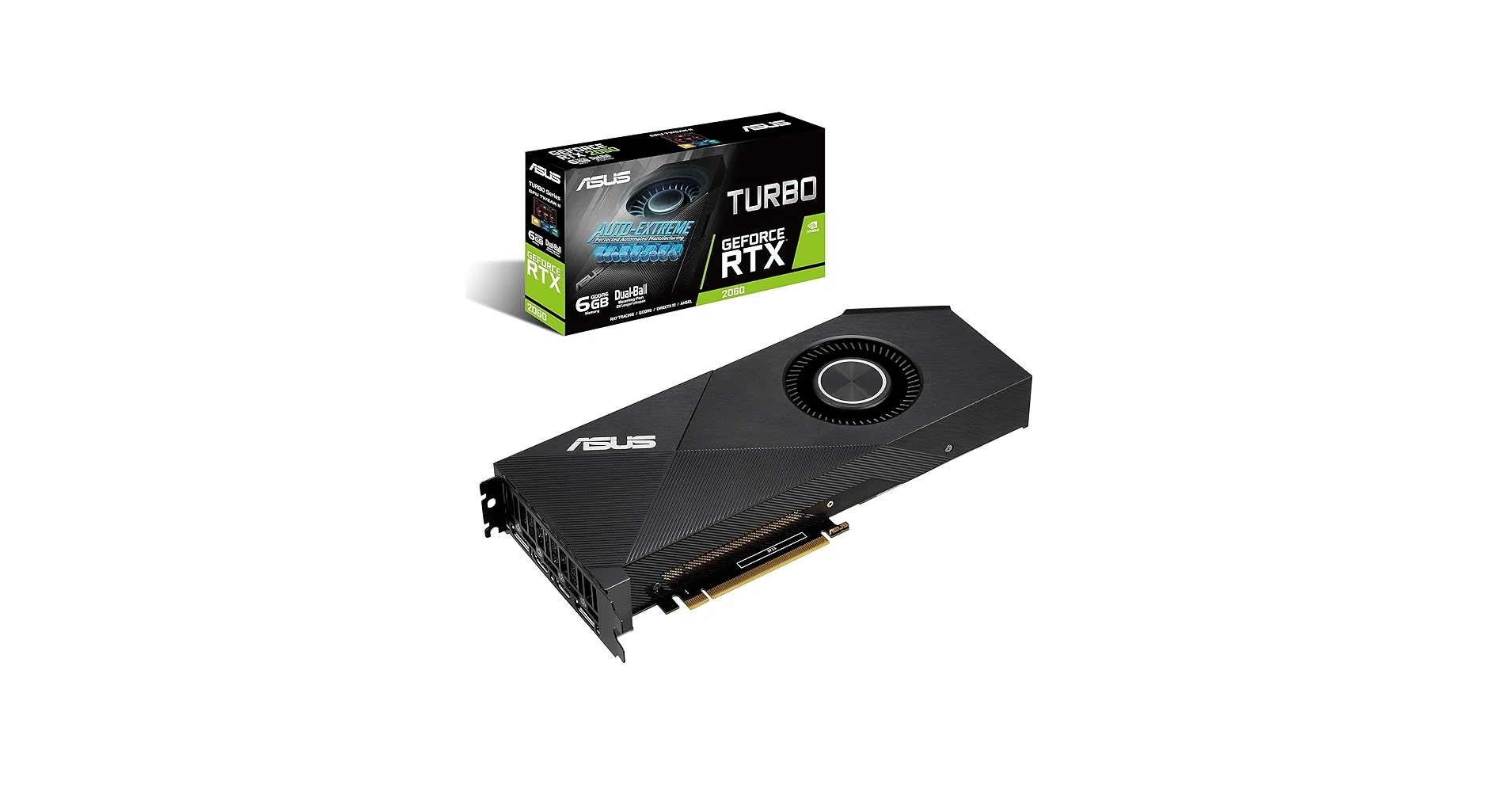 VGA ASUS Turbo GeForce RTX 2060 6GB - GDDR6 - NEW