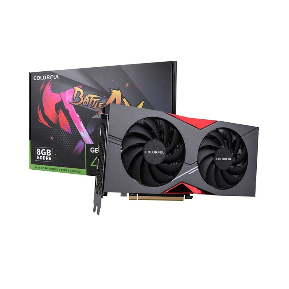 VGA Colorful GeForce RTX 4060 BattleAx 8GB - GDDR6 - NEW