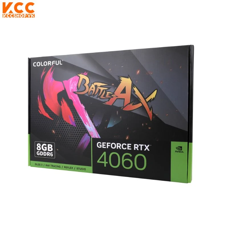 VGA Colorful GeForce RTX 4060 BattleAx 8GB - GDDR6 - NEW