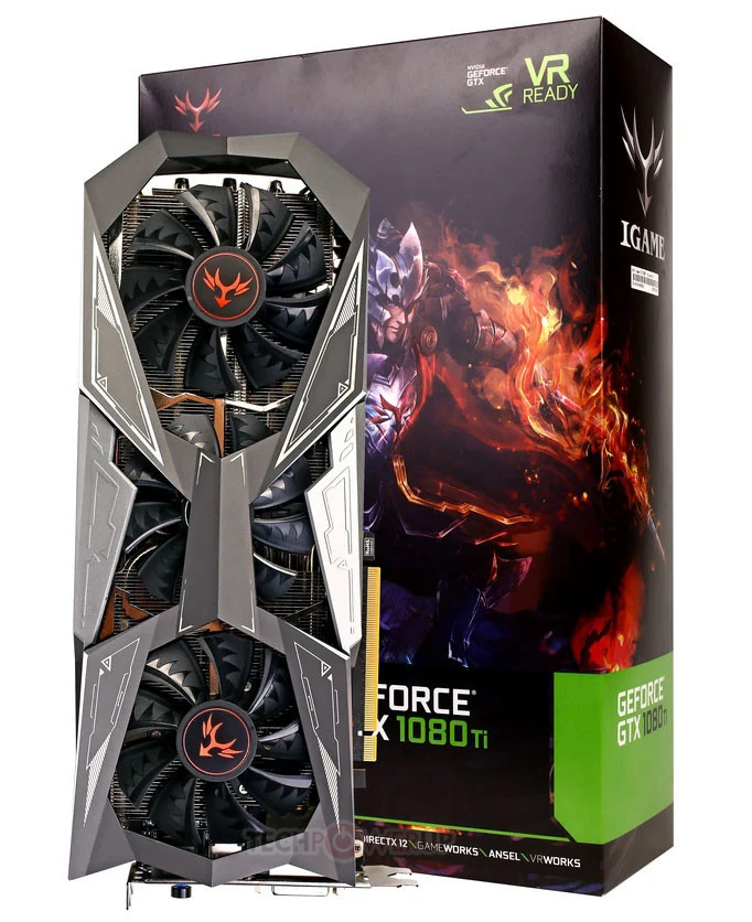 VGA COLORFUL iGame GeForce GTX 1080 Ti Vulcan X OC 11GB - GDDR5X - NEW