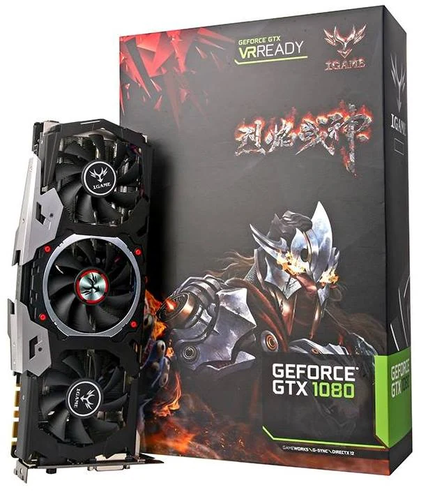 VGA COLORFUL iGame GeForce GTX 1080 U-TOP 8GB - GDDR5X - NEW
