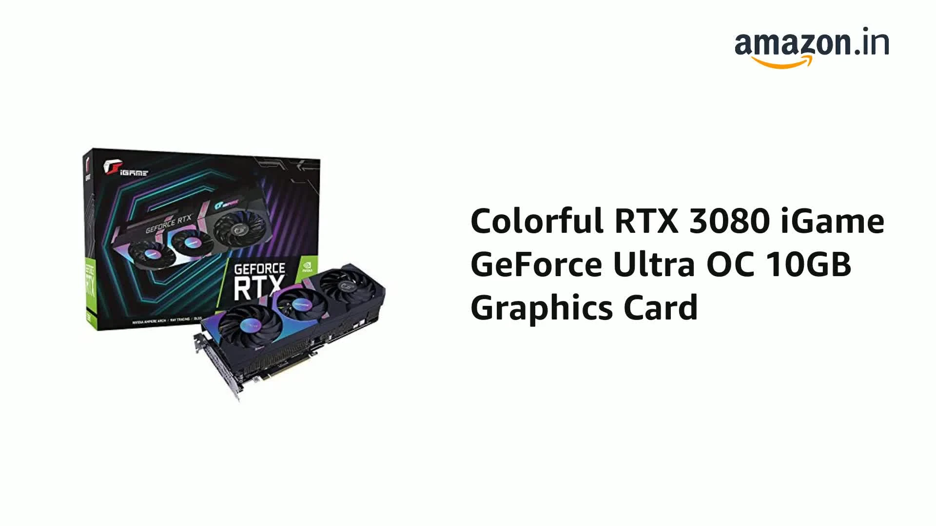 VGA Colorful iGame GeForce RTX 3080 Ultra W OC 10GB - GDDR6X - NEW