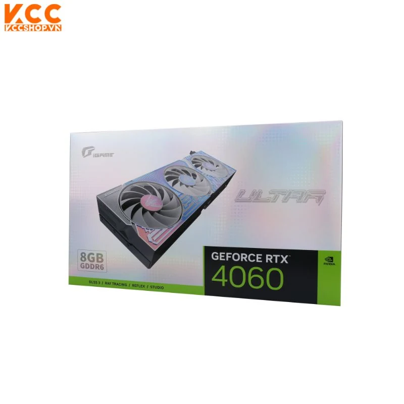 VGA Colorful iGame GeForce RTX 4060 Ultra W OC 8GB - GDDR6 - NEW