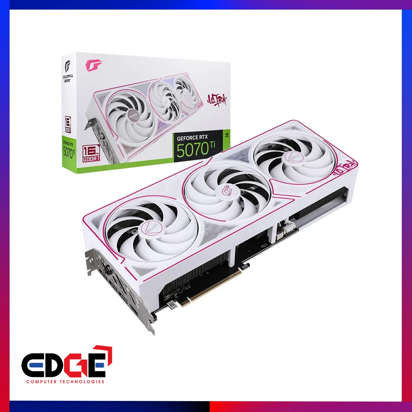 VGA Colorful iGame GeForce RTX 5070 Ti Ultra W OC 16GB-V - GDDR7 - NEW