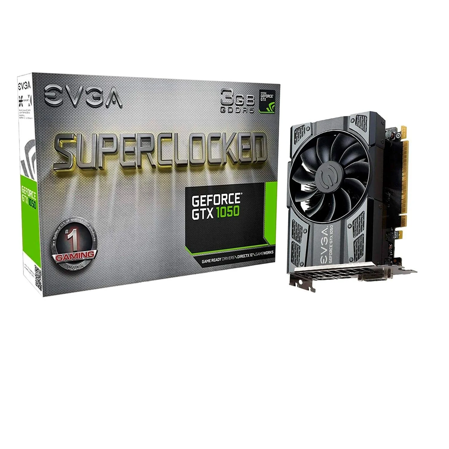 VGA EVGA GeForce GTX 1050 SSC Gaming 2GB - GDDR5 - NEW