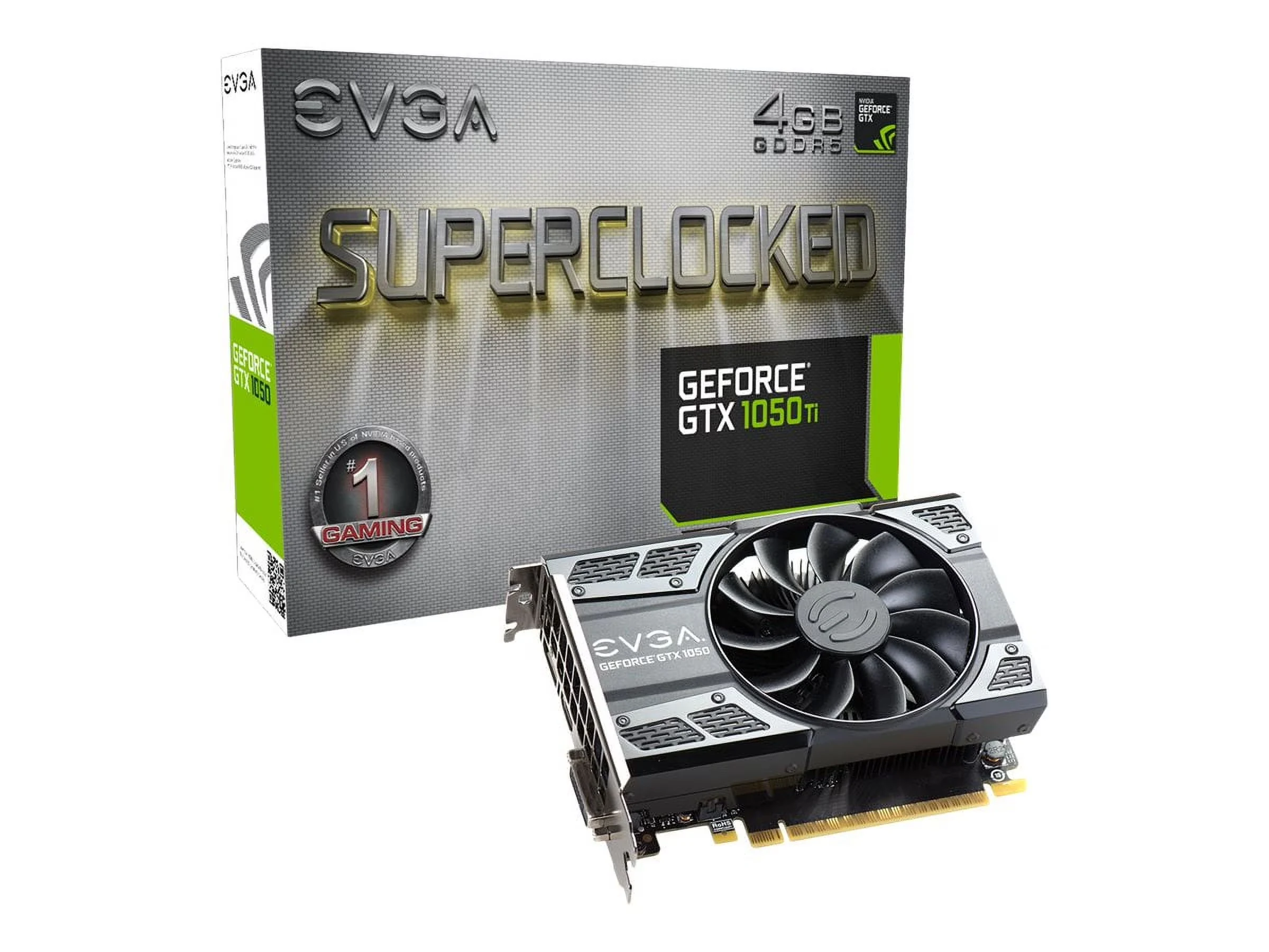 VGA EVGA GeForce GTX 1050 Ti SSC Gaming 4GB - GDDR5 - NEW