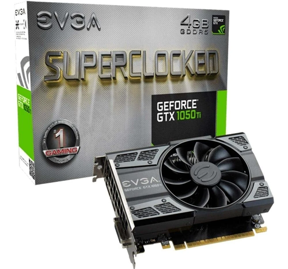 VGA EVGA GeForce GTX 1050 Ti SSC Gaming 4GB - GDDR5 - NEW