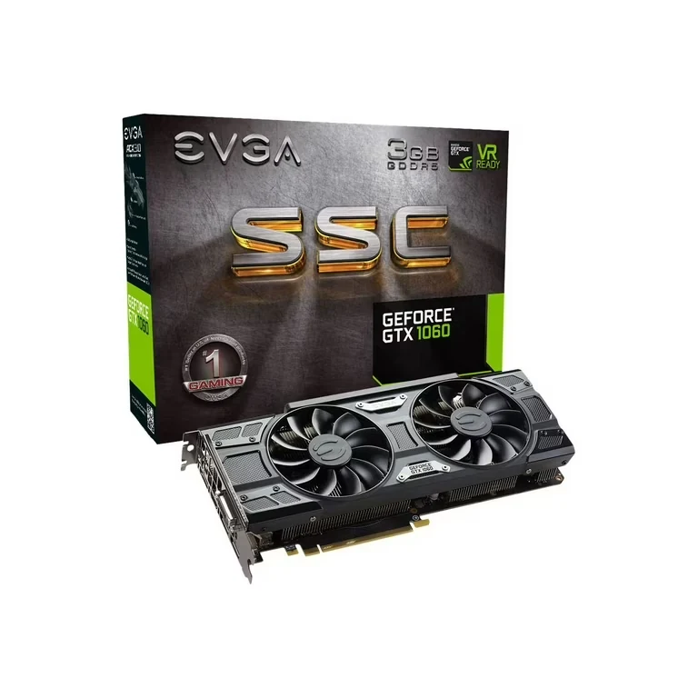 VGA EVGA GeForce GTX 1060 SC Gaming 3GB - GDDR5 - NEW