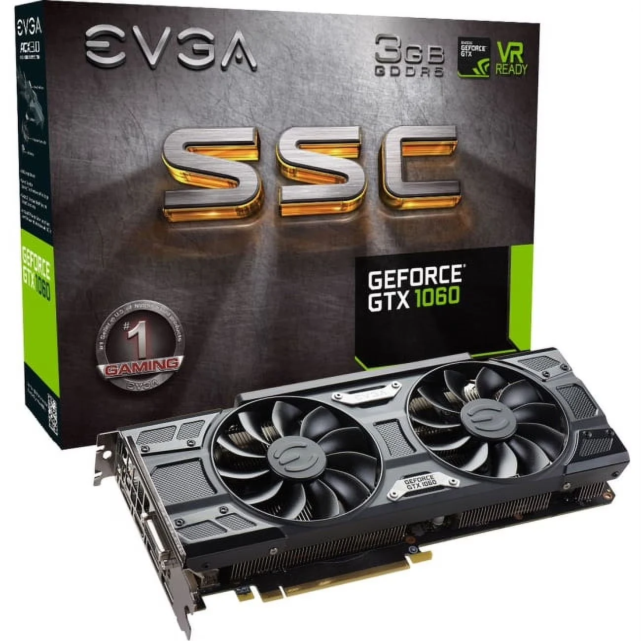 VGA EVGA GeForce GTX 1060 SSC Gaming 3GB - GDDR5 - NEW