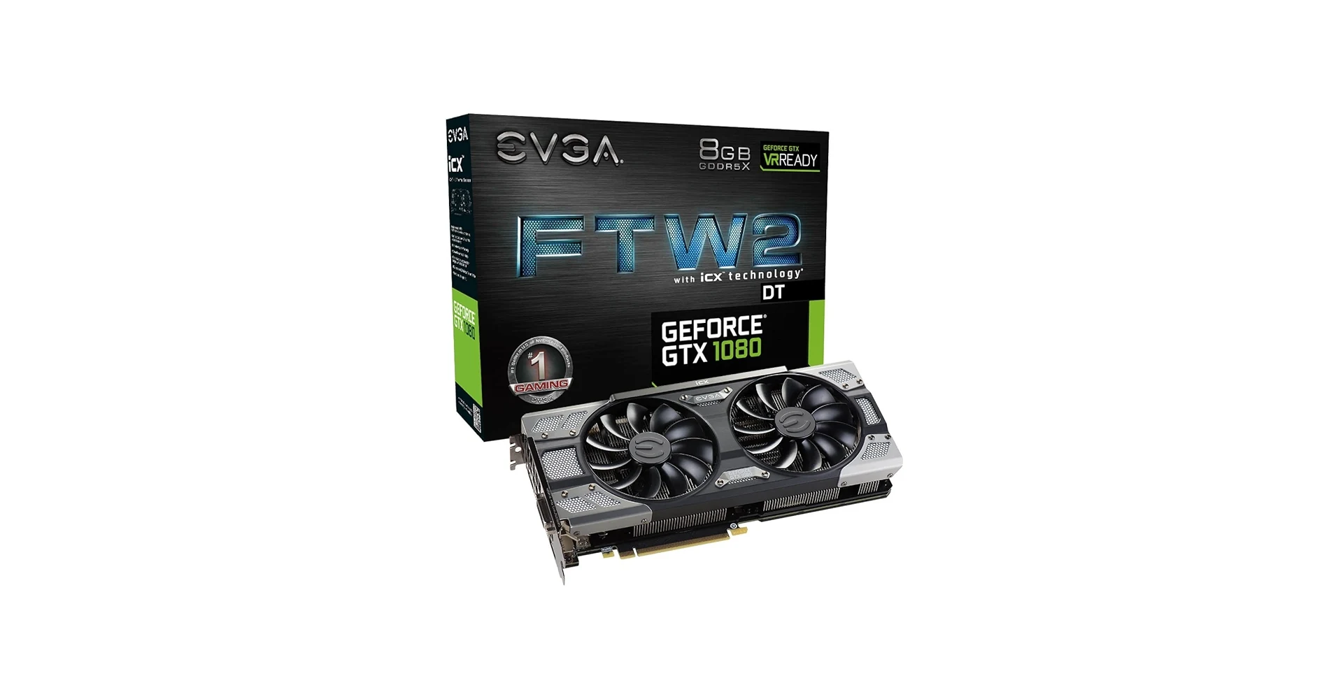 VGA EVGA GeForce GTX 1080 FTW2 Gaming 8GB - GDDR5X - NEW