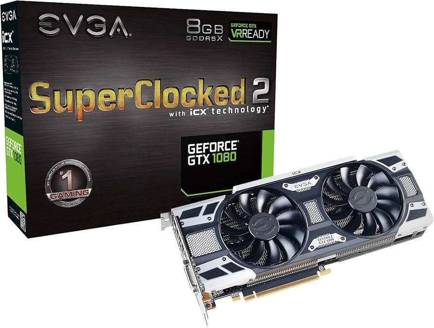 VGA EVGA GeForce GTX 1080 SC Gaming 8GB - GDDR5X - NEW