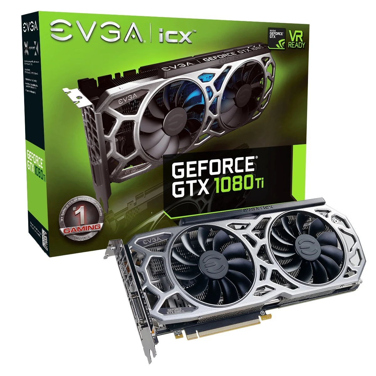 VGA EVGA GeForce GTX 1080 Ti SC2 Gaming 11GB - GDDR5X - NEW