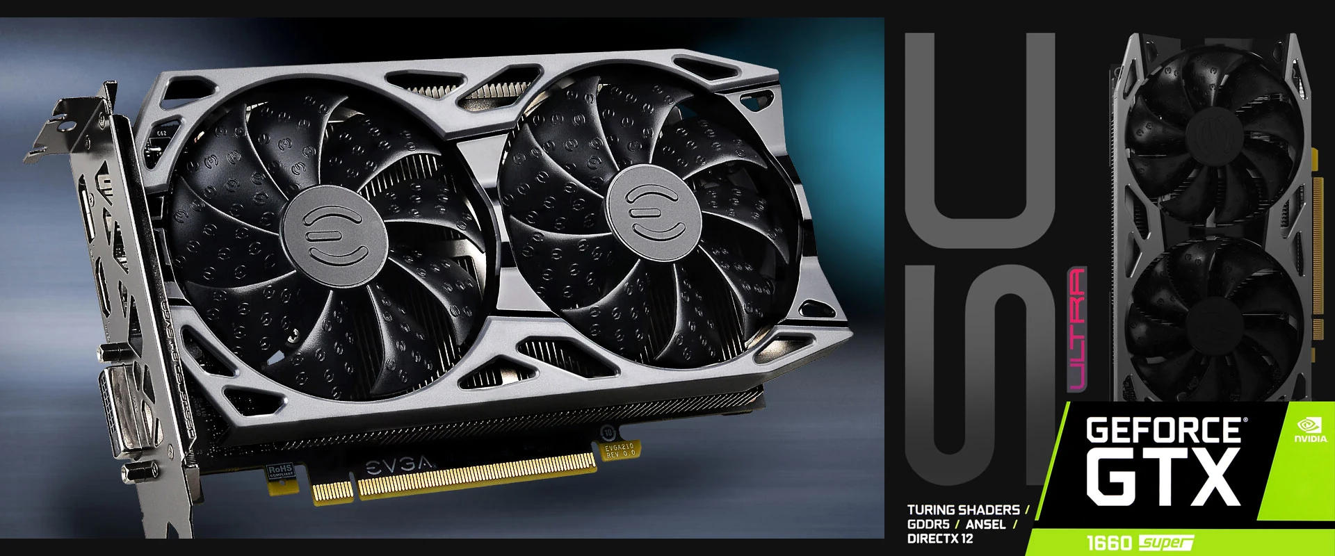 VGA EVGA GeForce GTX 1660 SC Ultra Gaming 6GB - GDDR5 - NEW