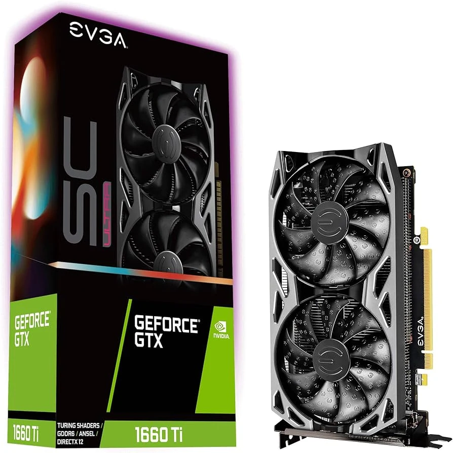 VGA EVGA GeForce GTX 1660 Ti SC Ultra Gaming 6GB - GDDR6 - NEW