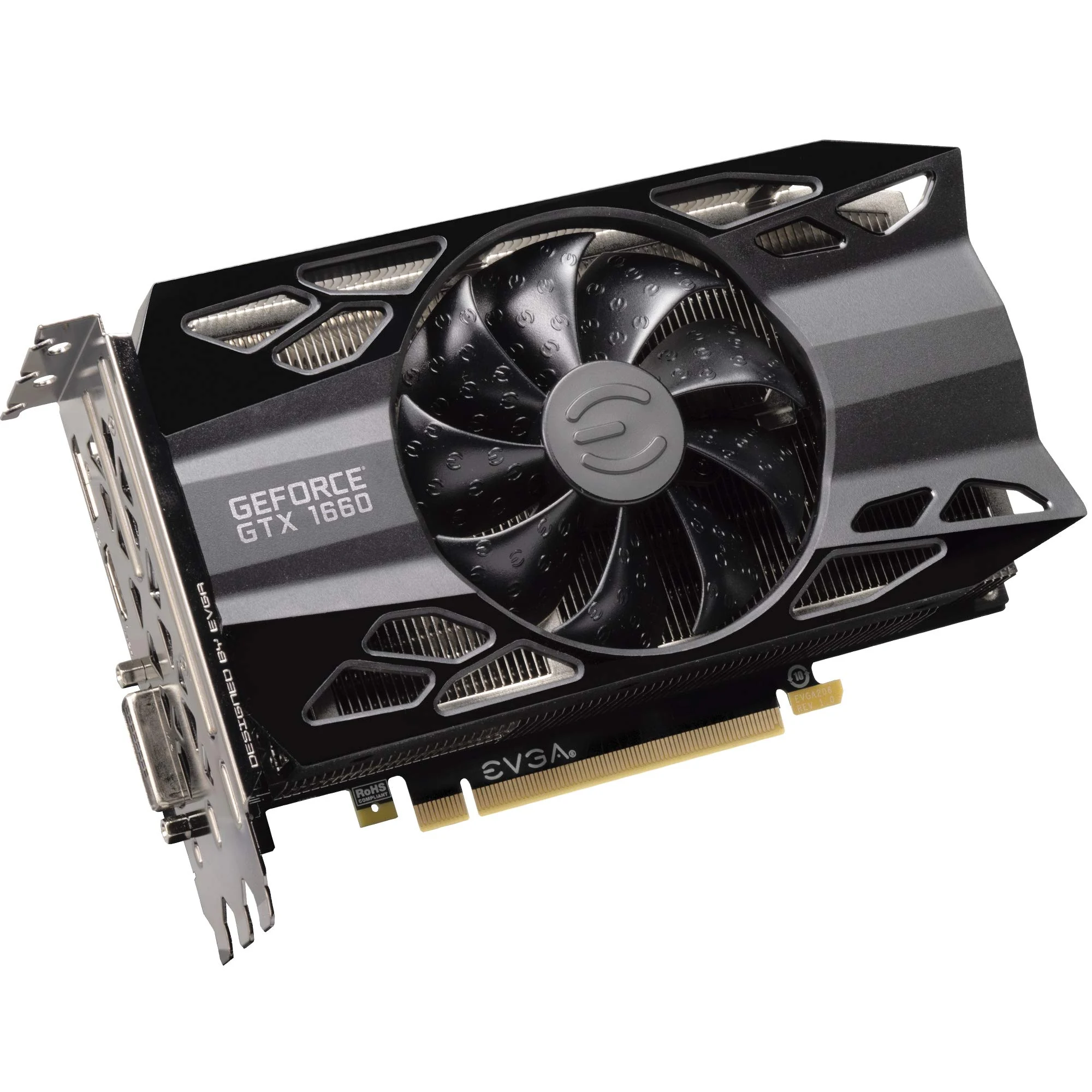 VGA EVGA GeForce GTX 1660 XC Black Gaming 6GB - GDDR5 - NEW