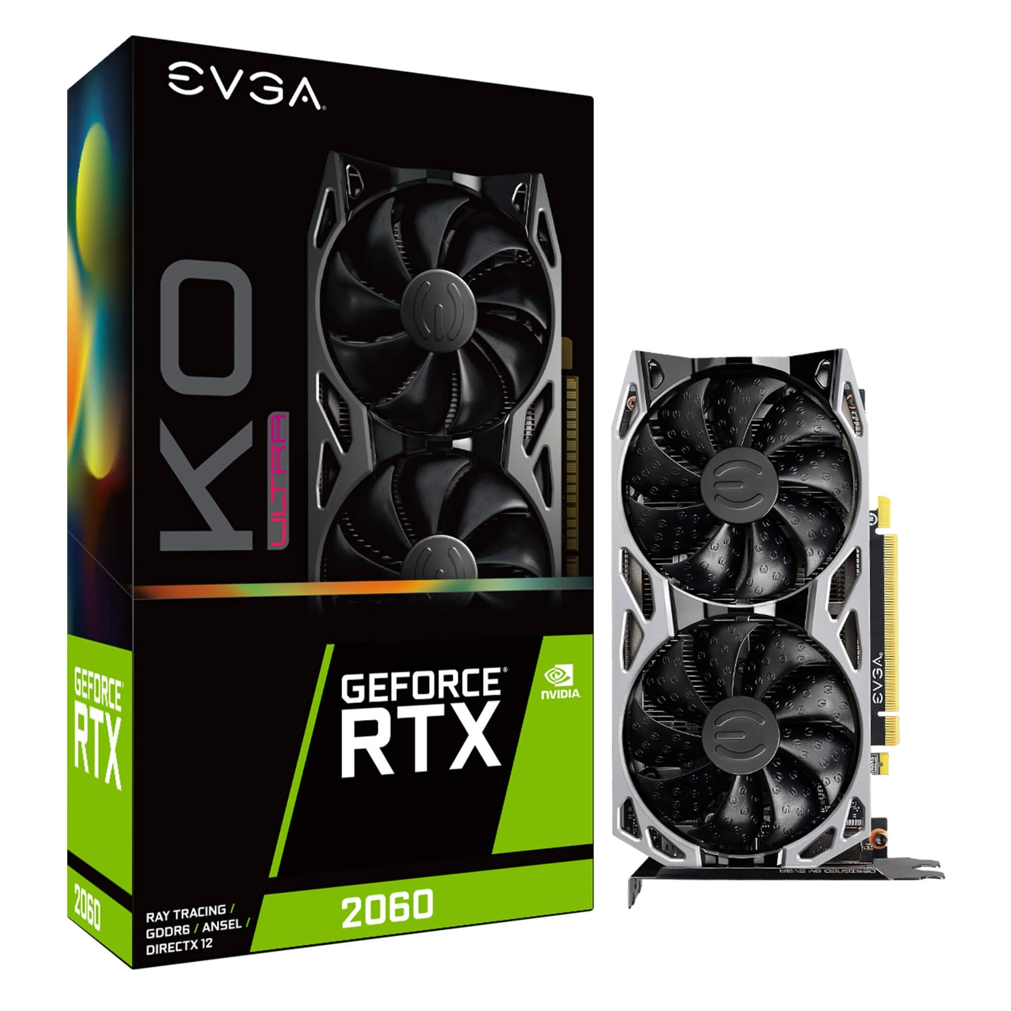VGA EVGA GeForce RTX 2060 KO Gaming 6GB - GDDR6 - NEW