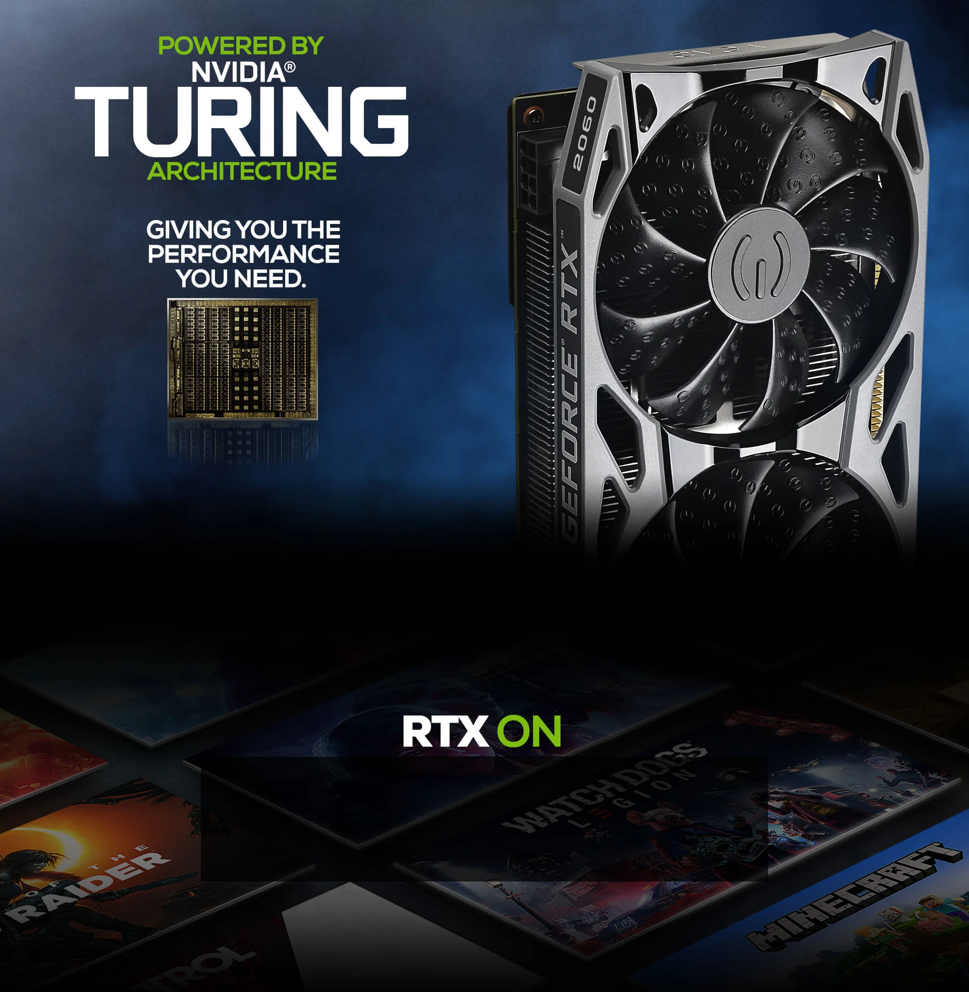 VGA EVGA GeForce RTX 2060 KO Gaming 6GB - GDDR6 - NEW
