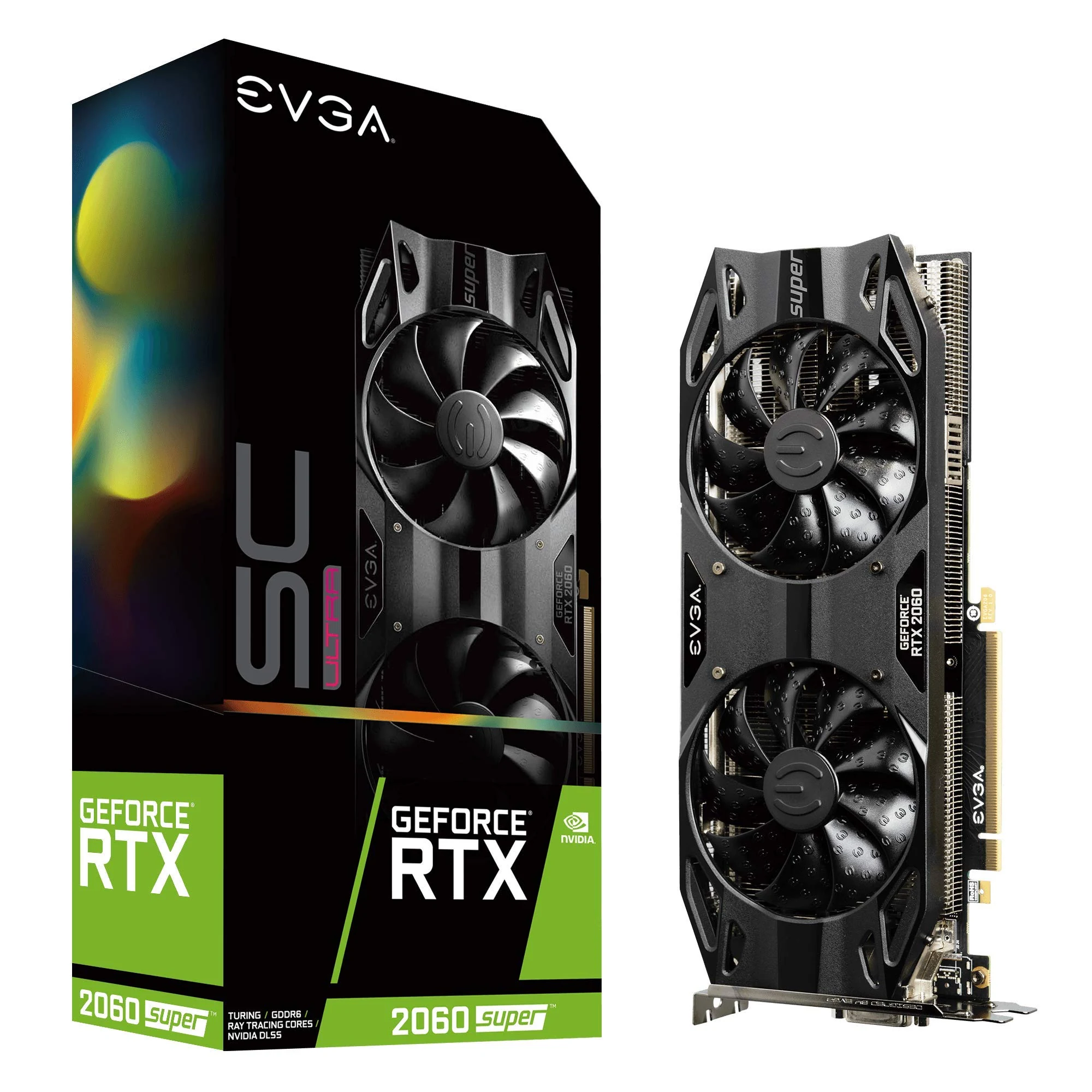 VGA EVGA GeForce RTX 2060 Super SC Ultra Gaming 8GB - GDDR6 - NEW
