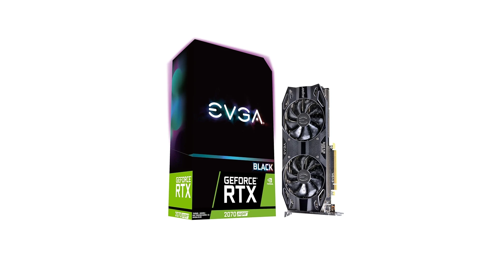 VGA EVGA GeForce RTX 2070 SUPER Black Gaming 8GB - GDDR6 - NEW