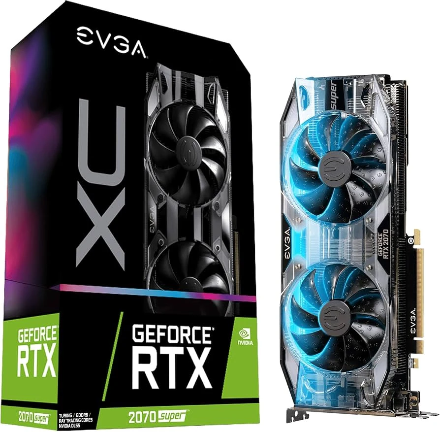 VGA EVGA GeForce RTX 2070 SUPER Black Gaming 8GB - GDDR6 - NEW