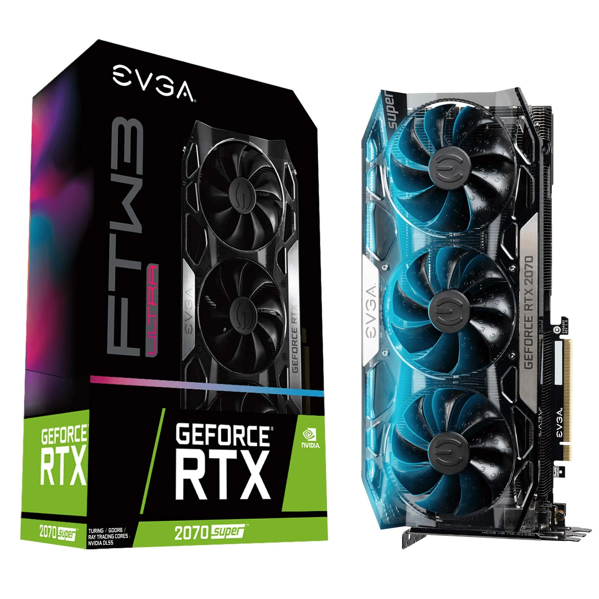 VGA EVGA GeForce RTX 2070 SUPER FTW3 Ultra Gaming 8GB - GDDR6 - NEW