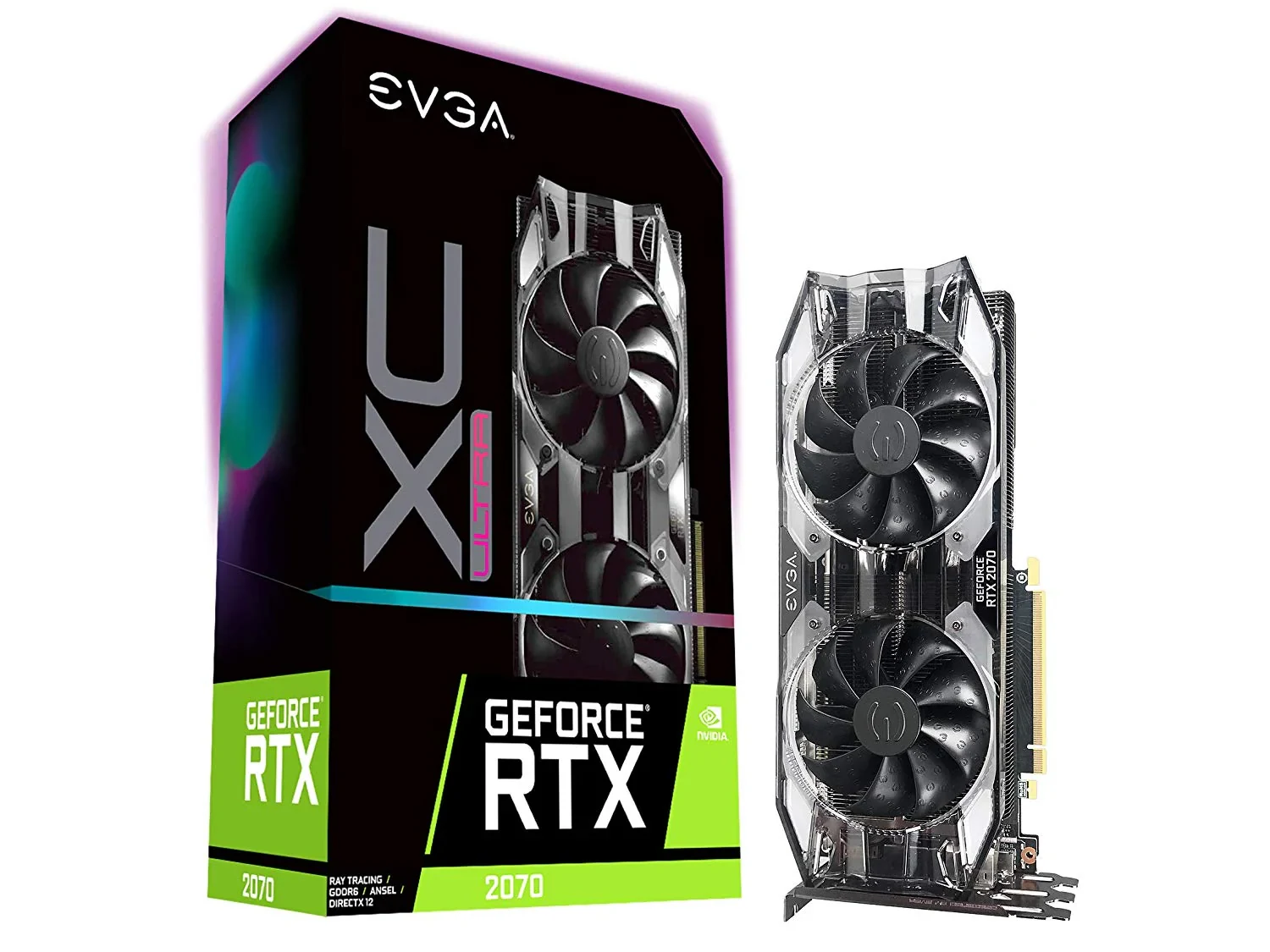 VGA EVGA GeForce RTX 2070 SUPER XC Ultra Gaming 8GB - GDDR6 - NEW