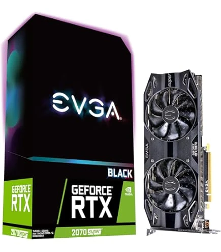 VGA EVGA GeForce RTX 2070 XC Black Gaming 8GB - GDDR6 - NEW