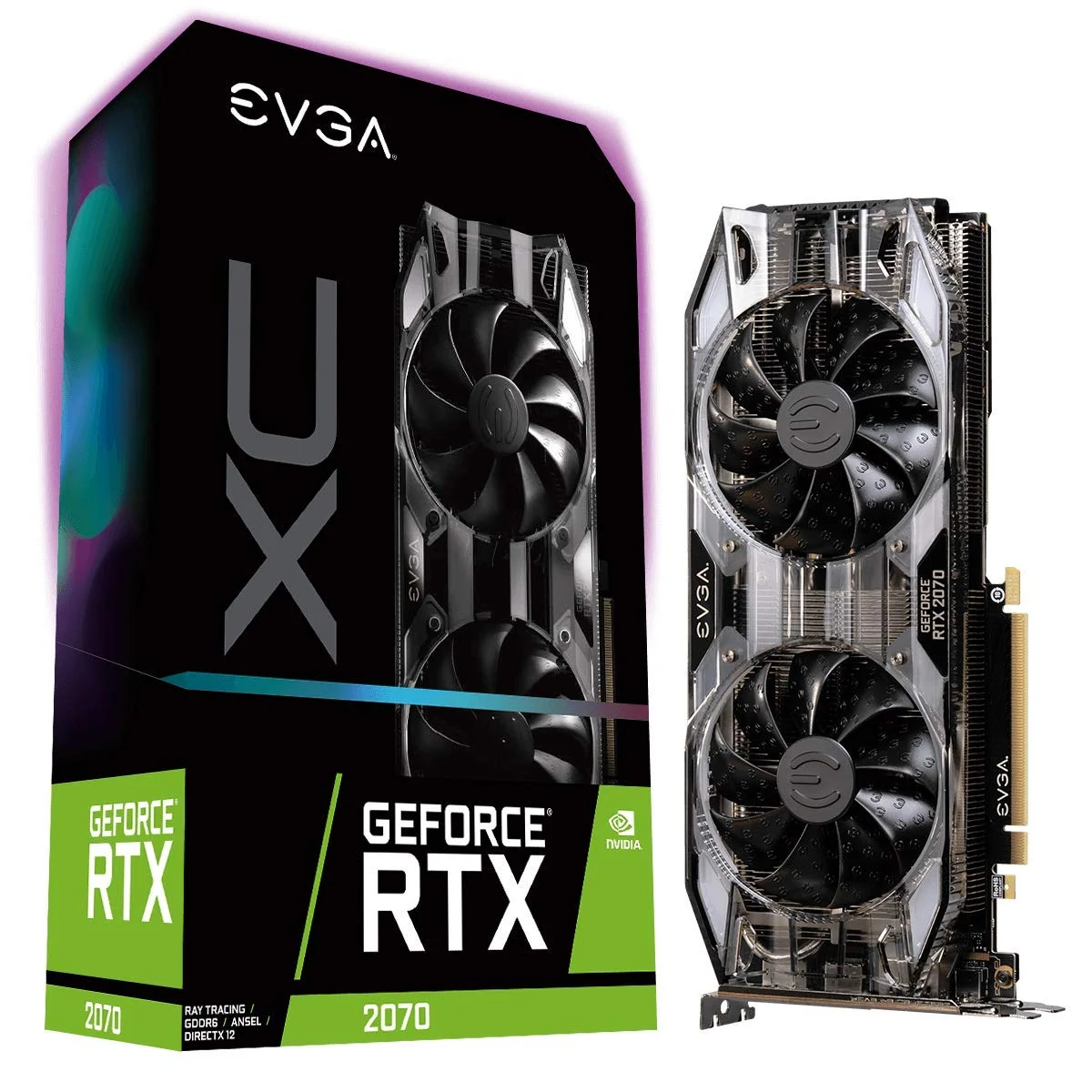 VGA EVGA GeForce RTX 2070 XC Ultra Gaming 8GB - GDDR6 - NEW