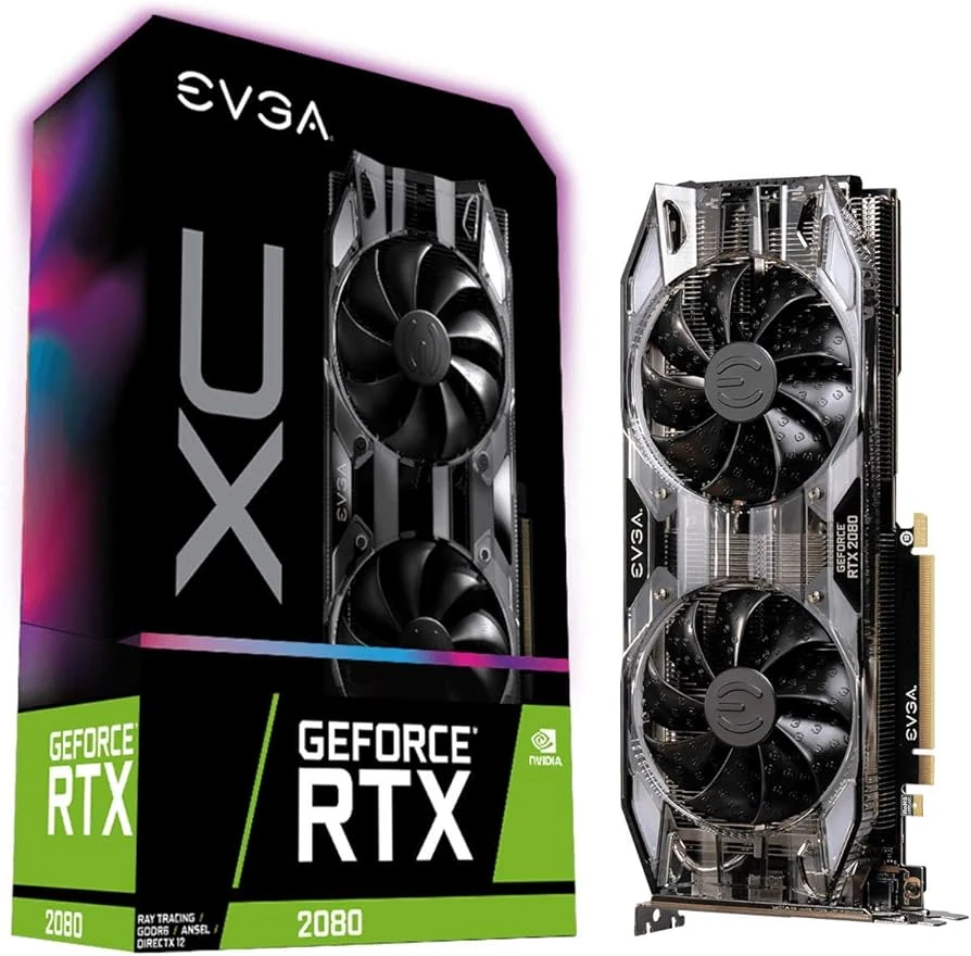 VGA EVGA GeForce RTX 2080 Black Edition Gaming 8GB - GDDR6 - NEW