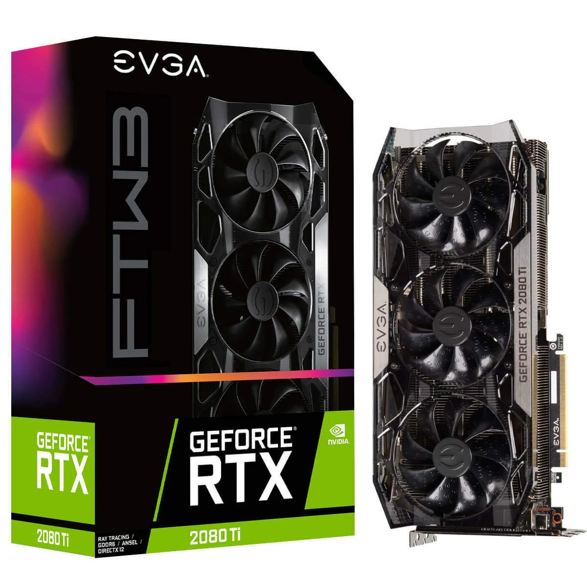 VGA EVGA GeForce RTX 2080 FTW3 Gaming 8GB - GDDR6 - NEW