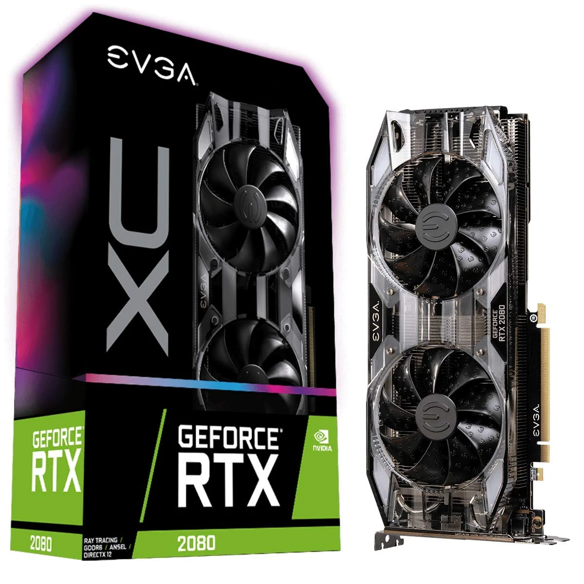 VGA EVGA GeForce RTX 2080 SUPER Black Gaming 8GB - GDDR6 - NEW