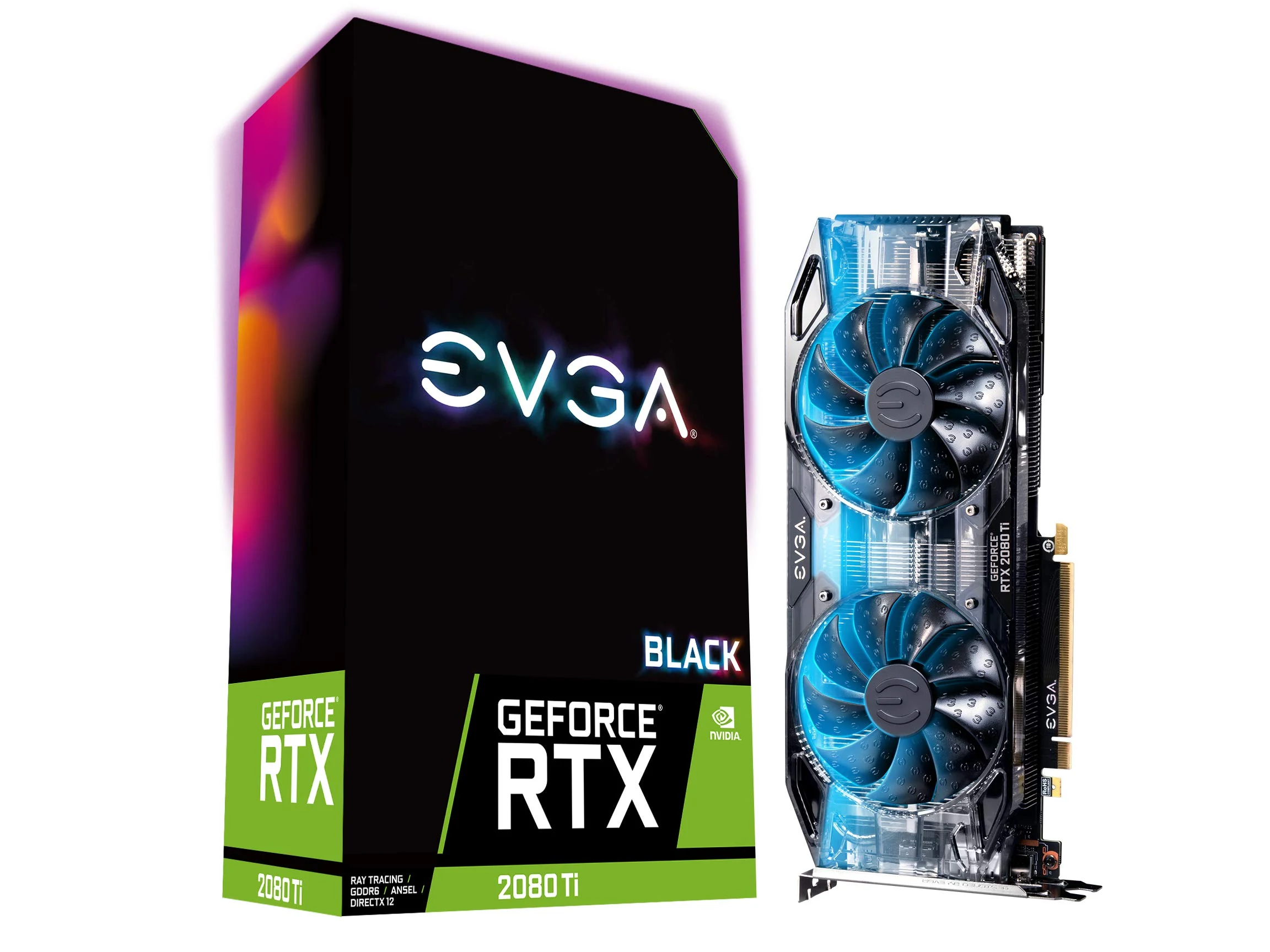 VGA EVGA GeForce RTX 2080 Ti XC Black Edition Gaming 11GB - GDDR6 - NEW