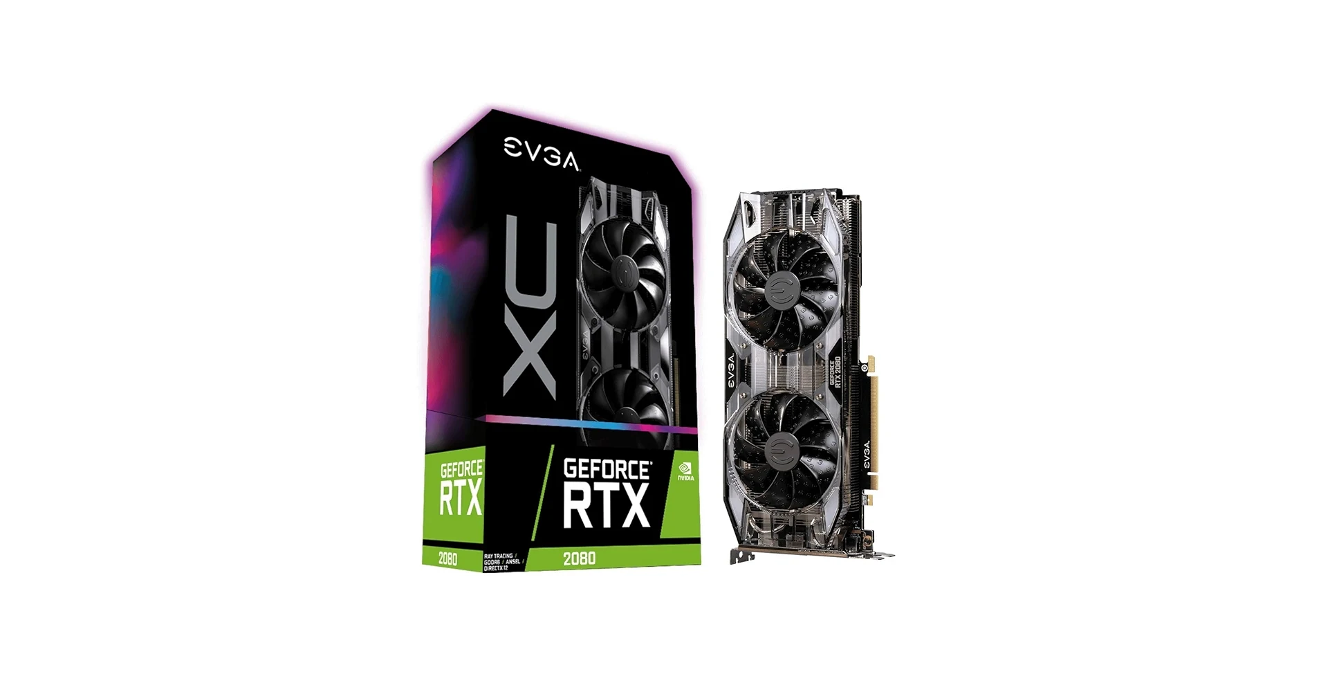 VGA EVGA GeForce RTX 2080 XC Black Edition Gaming 8GB - GDDR6 - NEW