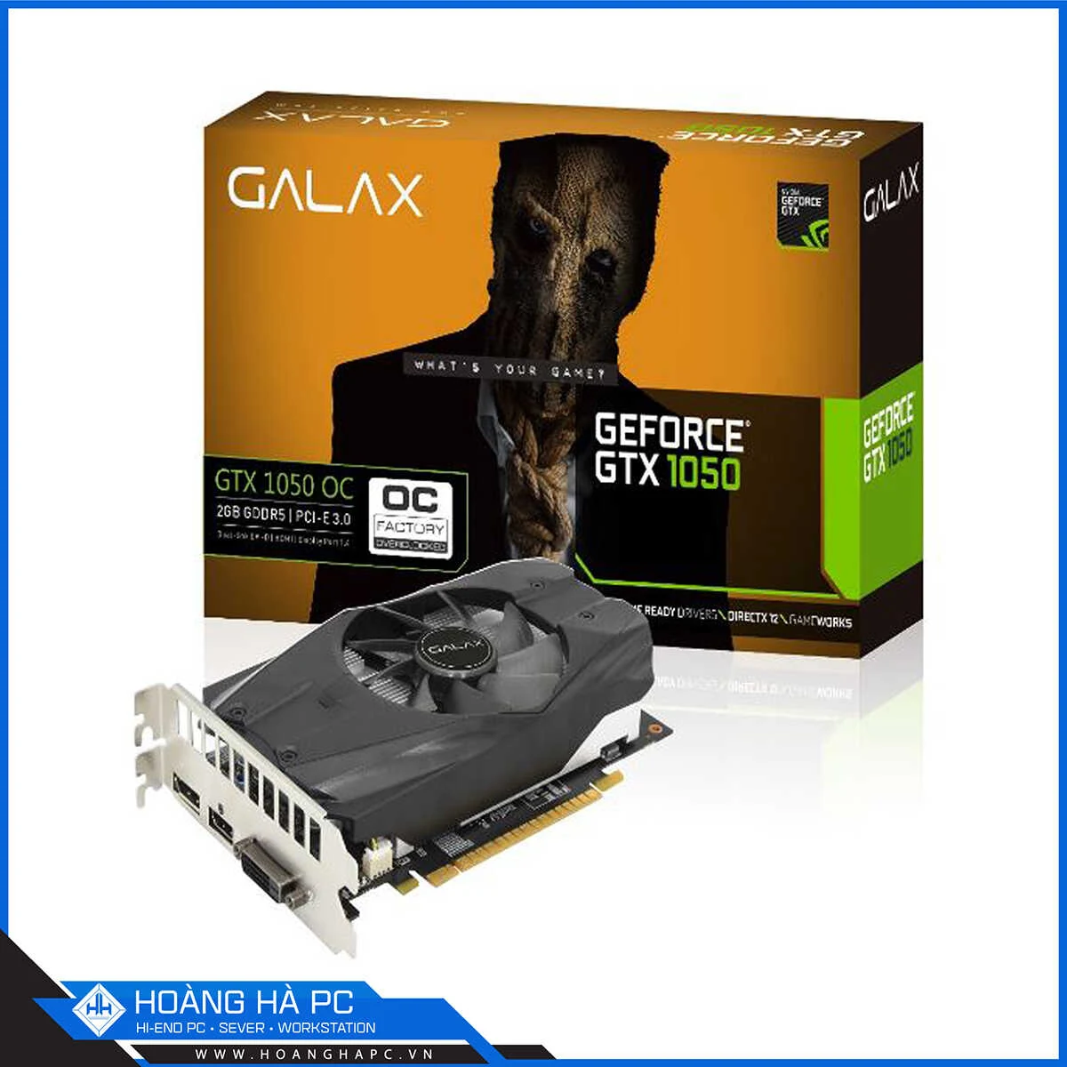 VGA GALAX GeForce GTX 1050 OC 2GB GDDR5