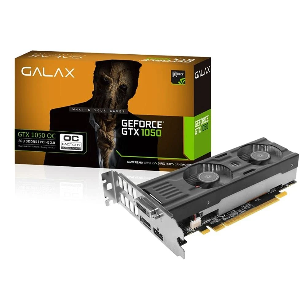 VGA GALAX GeForce GTX 1050 OC LP 2GB GDDR5