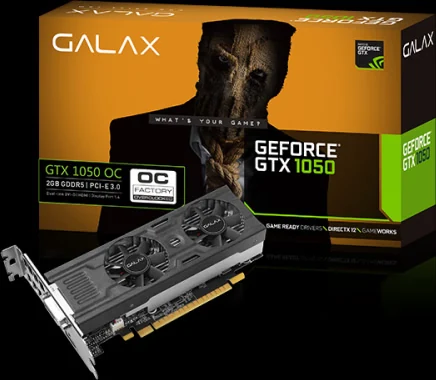 VGA GALAX GeForce GTX 1050 OC LP 2GB GDDR5