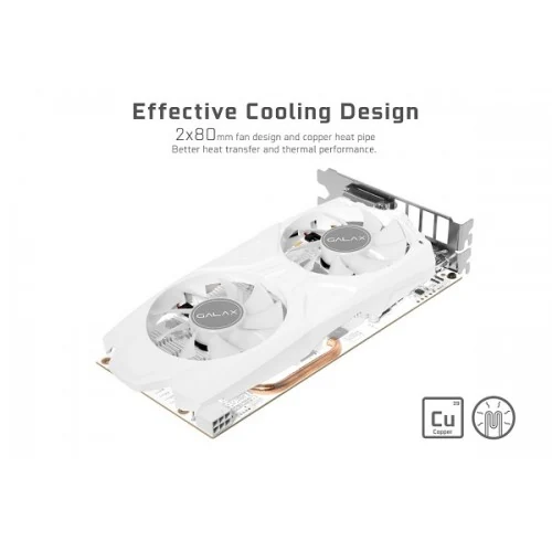 VGA GALAX GeForce GTX 1050 Ti EXOC White 4GB GDDR5