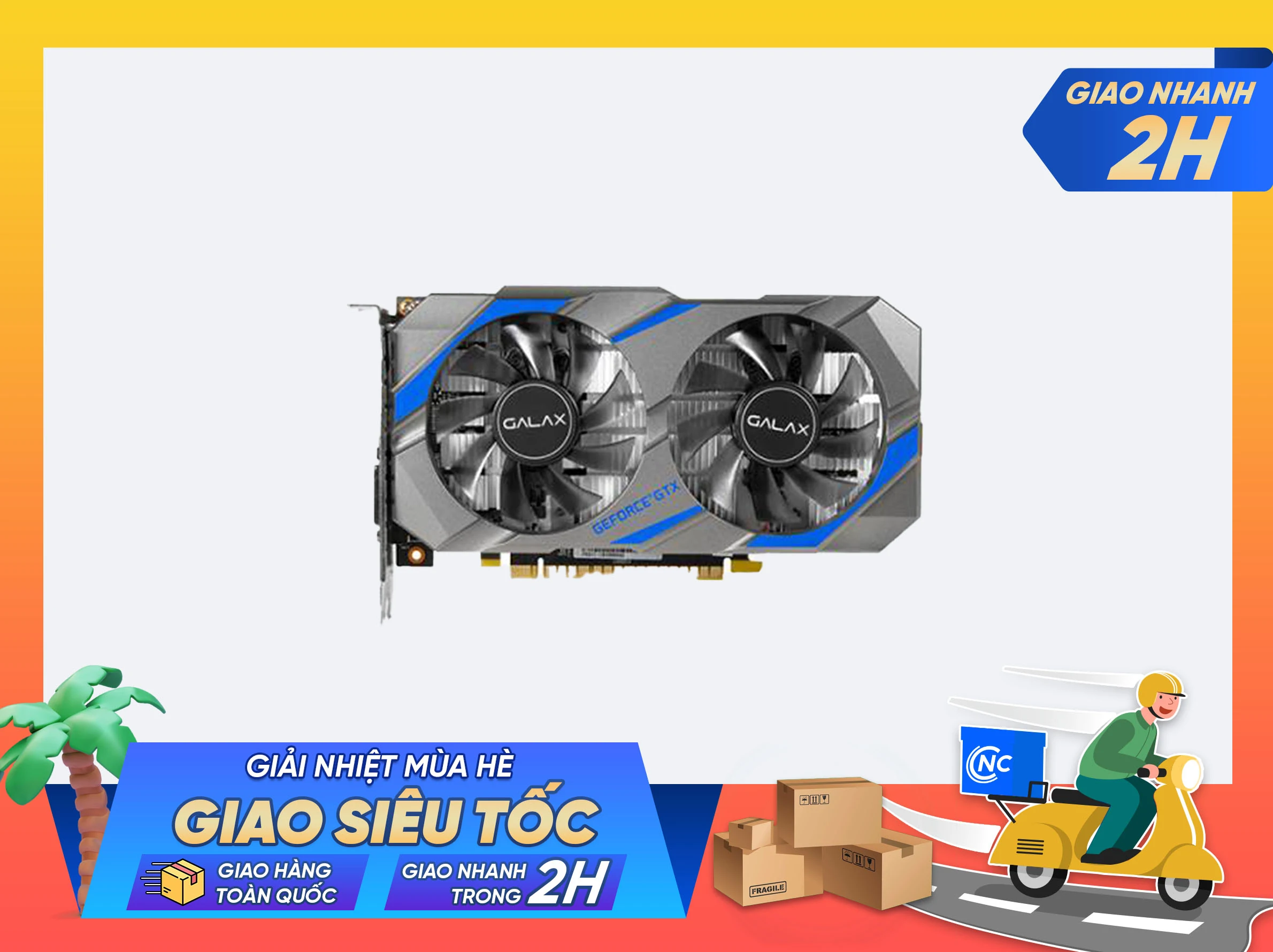 VGA GALAX GeForce GTX 1050 Ti OC LP 4GB GDDR5
