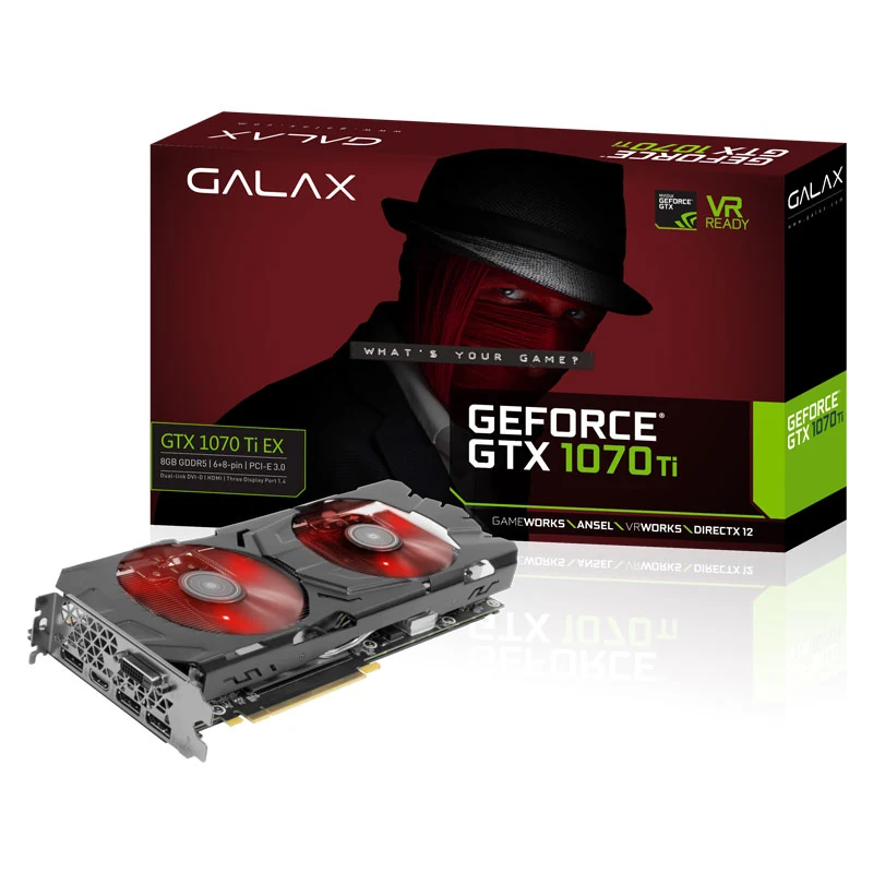 VGA GALAX GeForce GTX 1070 EXOC 8GB GDDR5