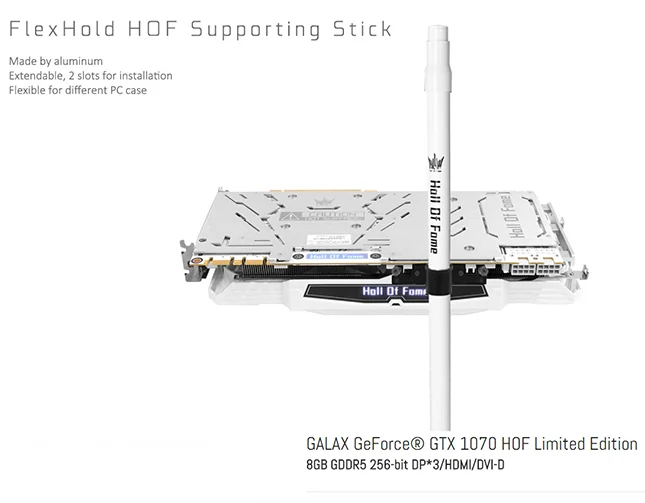 VGA GALAX GeForce GTX 1070 HOF Limited Edition 8GB GDDR5
