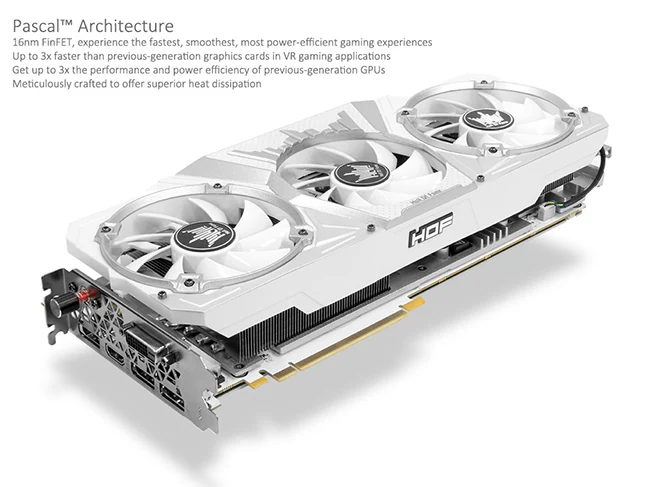 VGA GALAX GeForce GTX 1070 Ti Hall Of Fame 8GB - GDDR5 - NEW