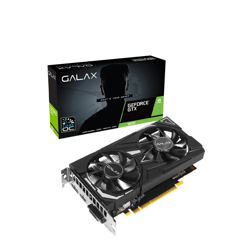 VGA GALAX GeForce GTX 1650 1-Click OC 4GB GDDR6