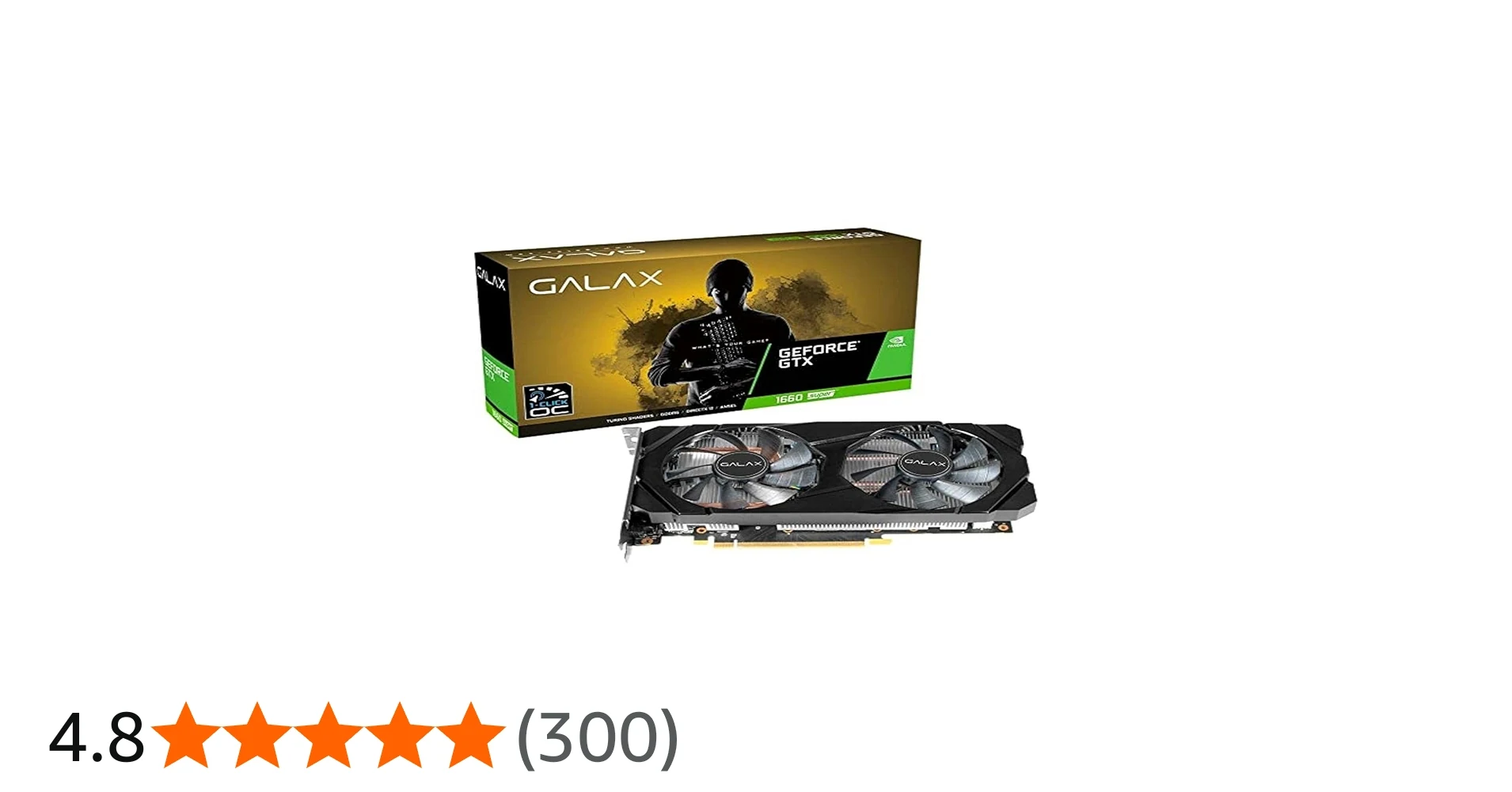 VGA GALAX GeForce GTX 1660 SUPER 1-Click OC 6GB - GDDR6 - NEW