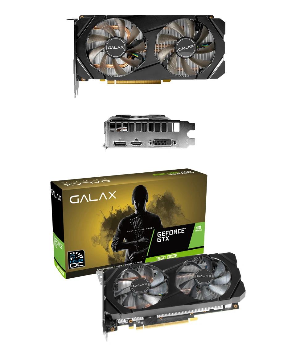 VGA GALAX GeForce GTX 1660 SUPER 1-Click OC 6GB - GDDR6 - NEW